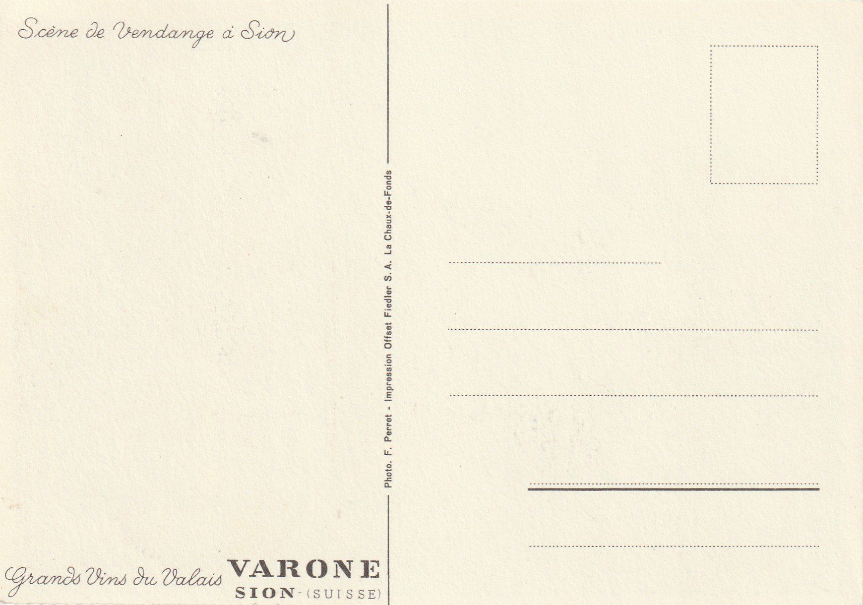 Cartoline postali: Varone - Sion Weinlese – Usato da Rorschacherberg venduto da fratovi2 4