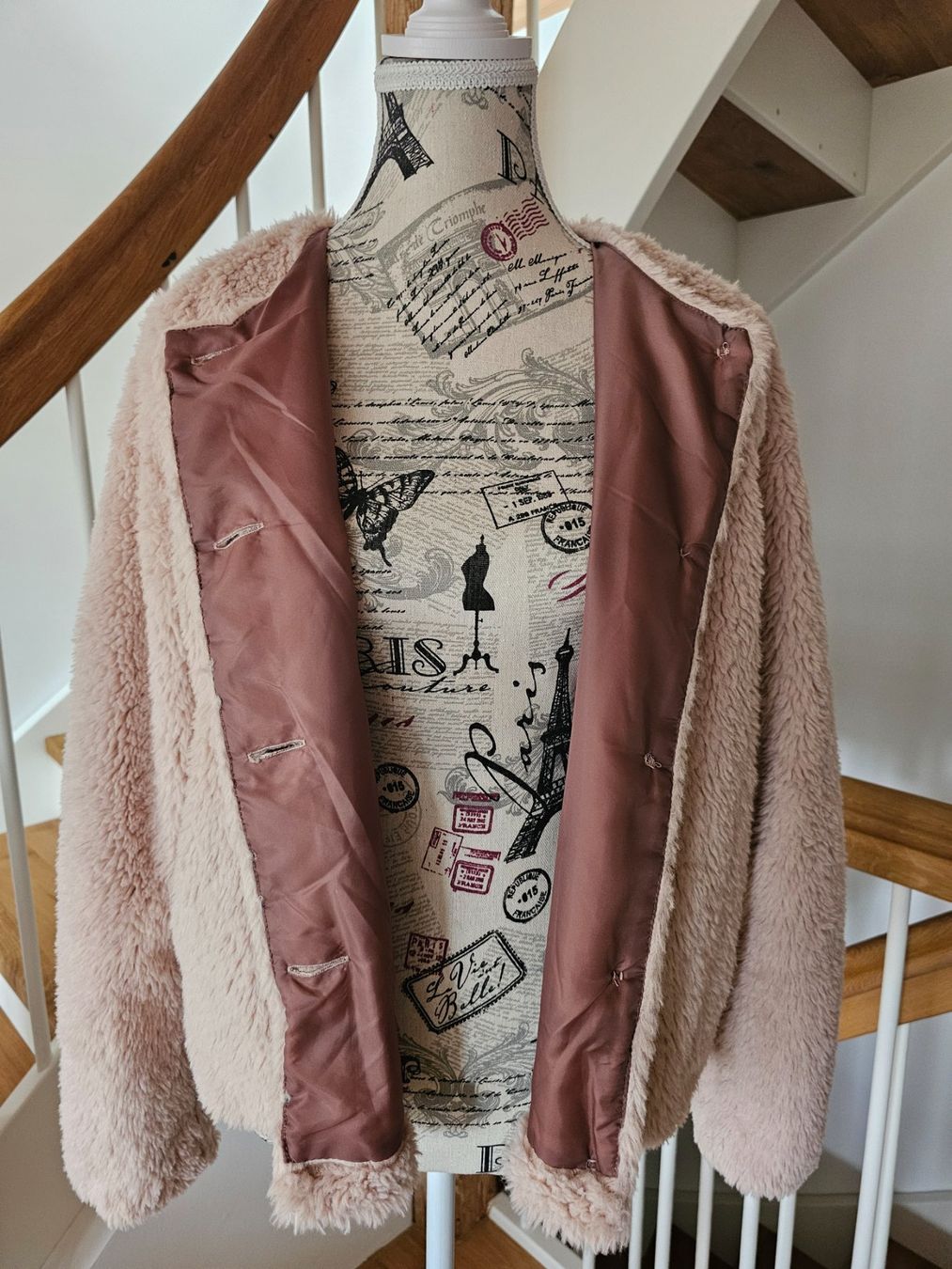 Vero Moda Giacche: Teddyjacke Vero Moda, rosa, Gr. S – Usato da Steinebrunn venduto da sassi31 2