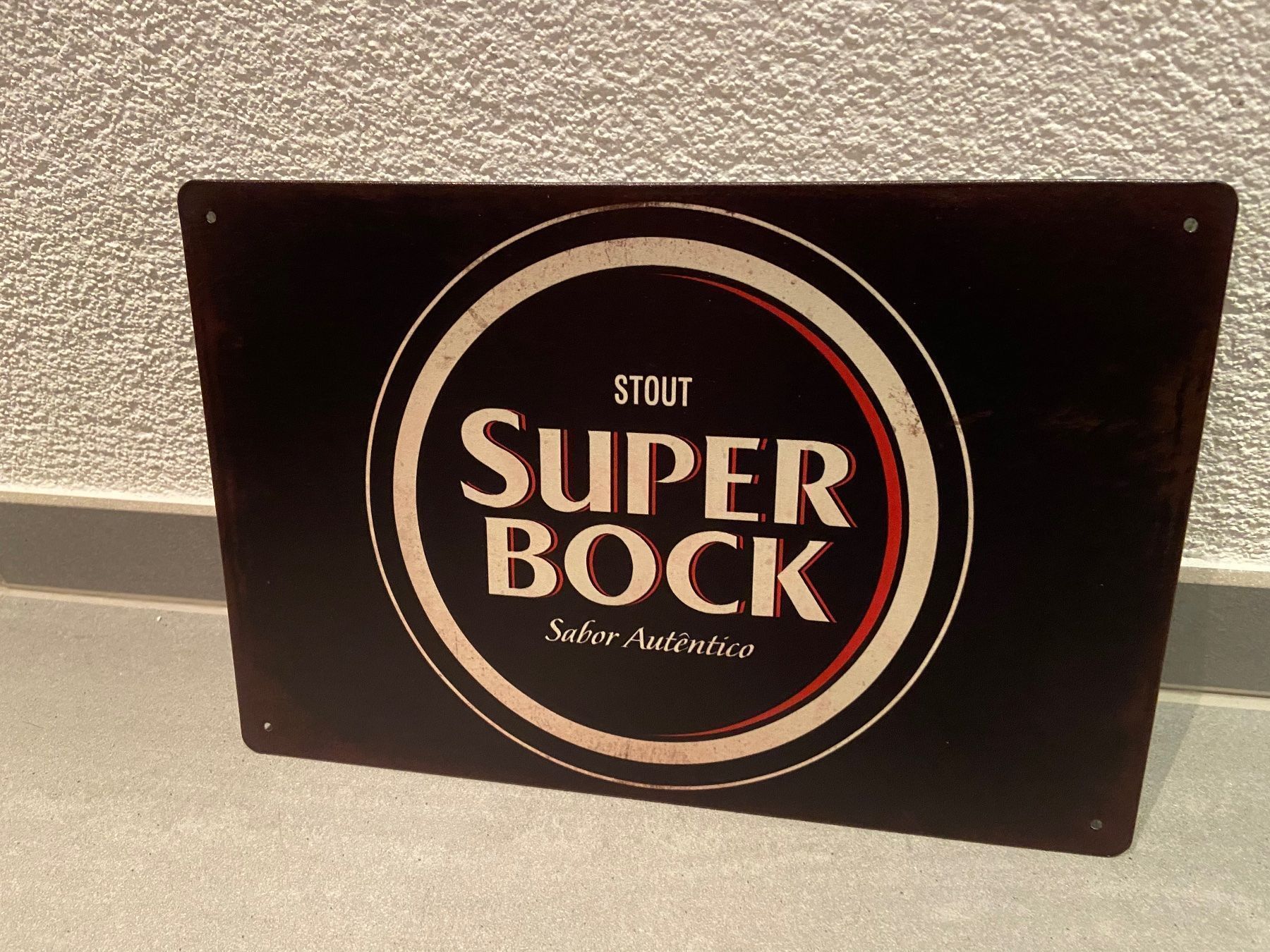 Insegne: SUPER BOCK BEER SCHILD METALL  / NEU /Der Renner!! – Nuovo e nell'imballaggio originale da Seon venduto da Aaargauer01 6
