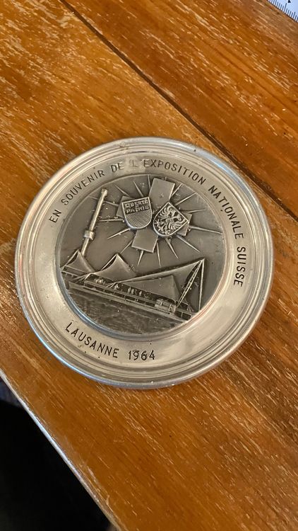 Médaille Plaque – Exposition Nationale De Philatélie – Argent – Niort 1966 – Pièce Collection