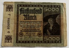 Deutschland 5000 Mark 1922