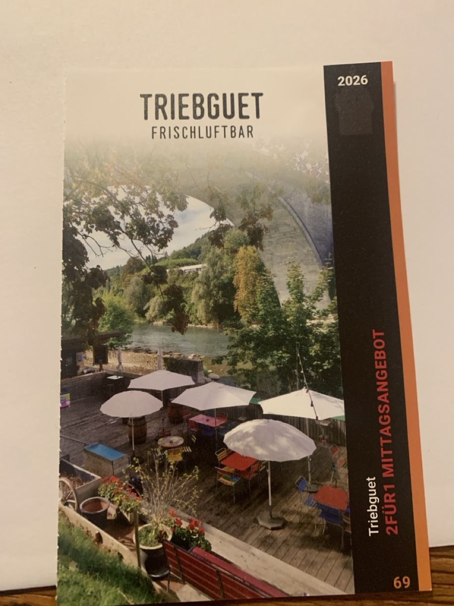 Buoni: 2für1 Mittagsangebot Triebguet, Baden – Nuovo (secondo la descrizione) da Attelwil venduto da TaraLee