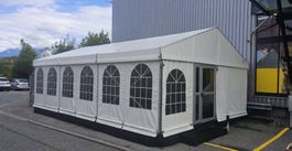 Profizelt 6 x 9 m mit Türe