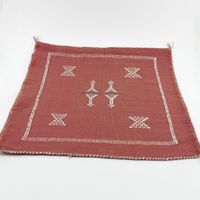 Sabra Kissenbezug aus Kaktus-Seide, Vintage -Look