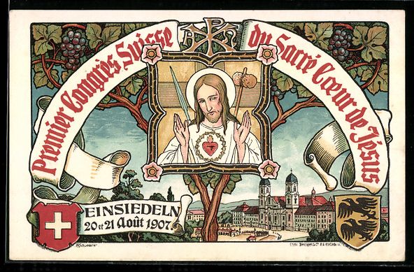 Cartes postales: Einsiedeln, Schweizerischer Herz-Jesu-Co – D'occasion à Berlin par bartko-reher