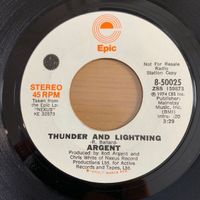 Argent - Thunder And Lightning // US-Promo 1974