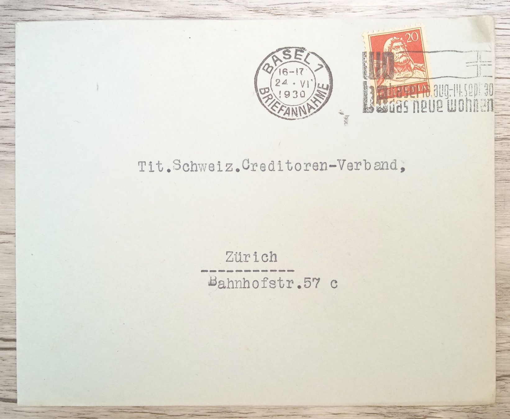 Tutti i francobolli: TR69 Enveloppe + Timbre Suisse 1930 – Usato da Cousset venduto da Patrick_Collections