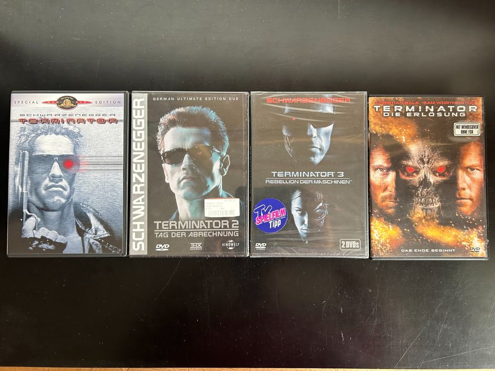 DVD - Terminator 1 bis 4 - Arnold Schwarzenegger (Neu (gemäss ...