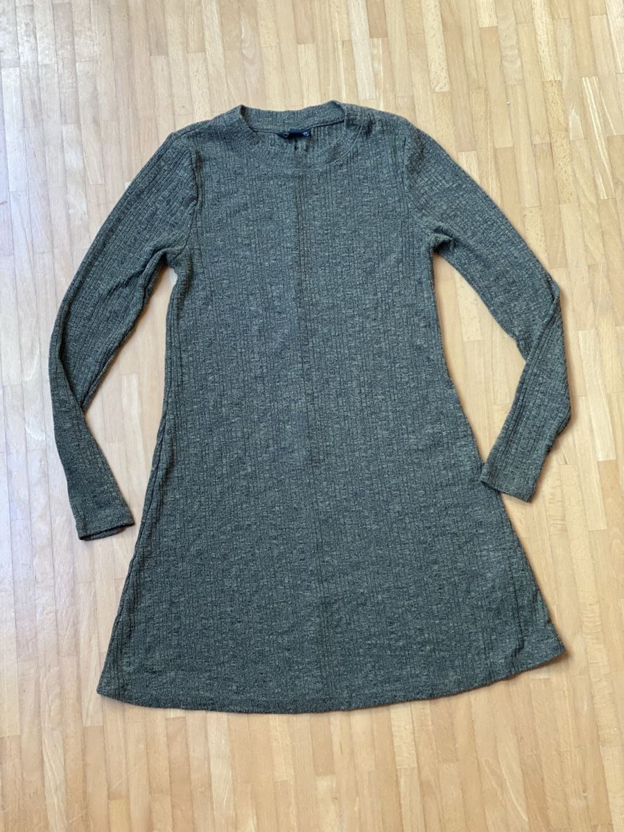 Maglioni & Felpe: Rippstrick Kleid/Pullover langarm dunkelgrün Grösse 36 – Usato da Hochwald venduto da _biene_ 1