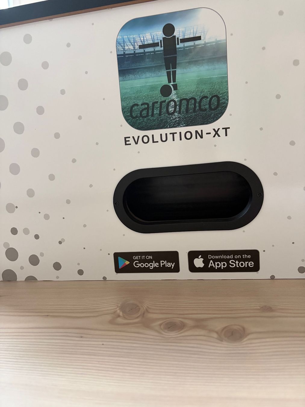 Giochi: Carromco Evolution-XT Tischfussballtisch mit App-Verknüpfung – Usato da Möriken AG venduto da Miss_JQ 2