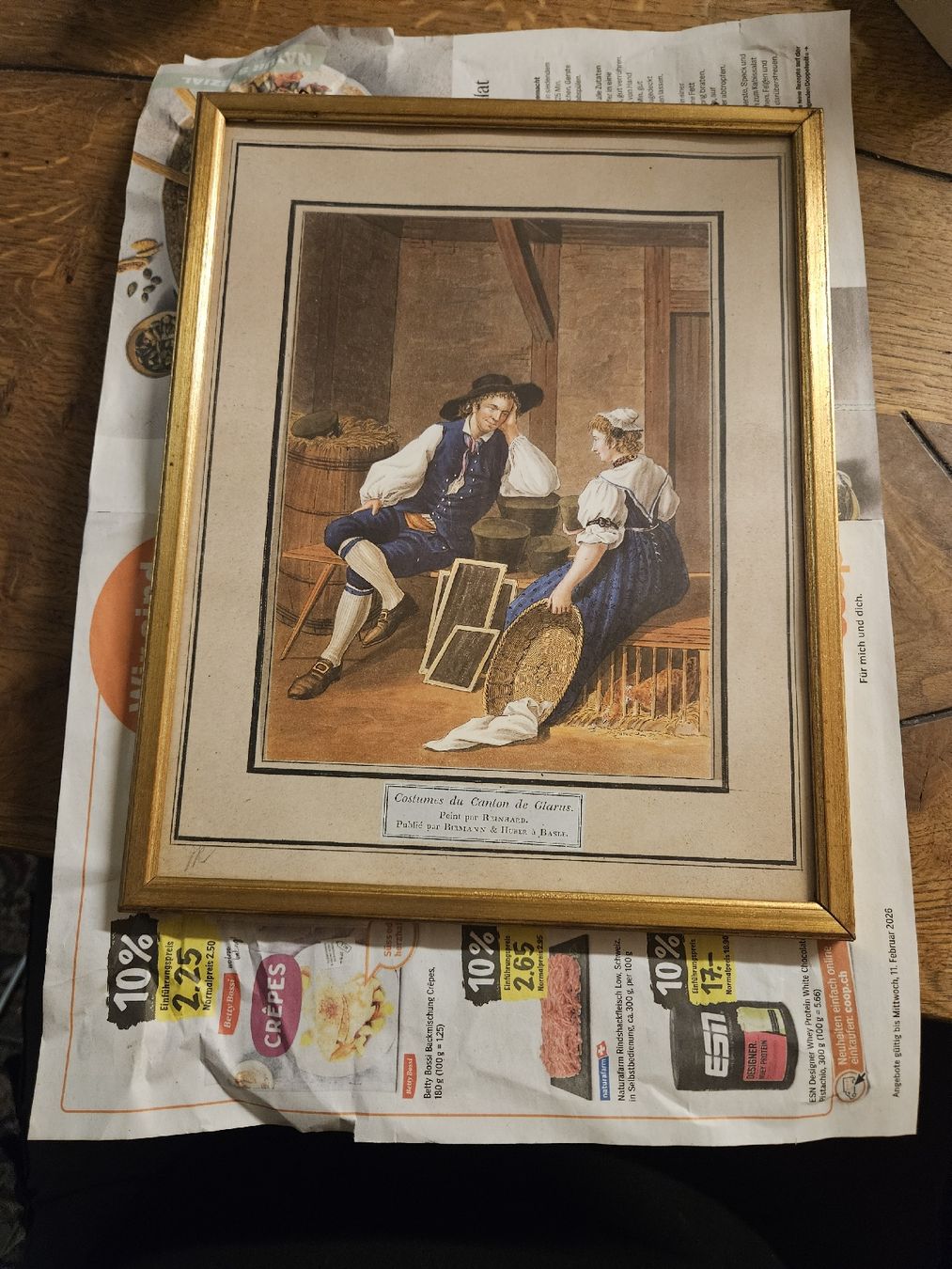 Foto & Immagini: Originale Schweizer Trachtenbilder 3er Set gerahmt – Usato da Rorschach venduto da TimelessTrading 5