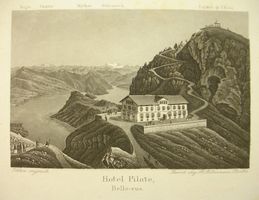 HOTEL PILATUS BELLE-VUE, AQUATINTA