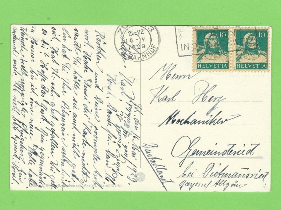 Cartoline postali: Blausee – Usato da Zürich venduto da t24_de 1