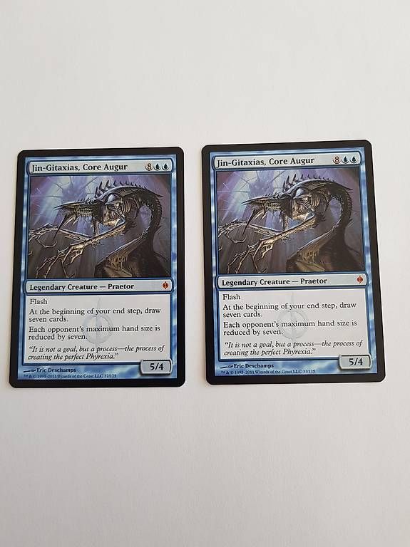 Carte collezionabili: Magic the Gathering 2x Jin-Gitaxias, Core Augur – Usato da Sennhof venduto da Thorgal77