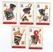 Briefmarken "Uniform". Ascension