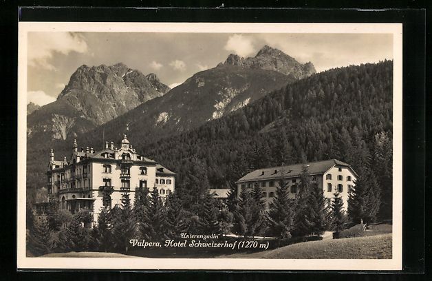 Cartes postales: Vulpera /Unterengadin, Hotel Schweizerho – D'occasion à Berlin par bartko-reher