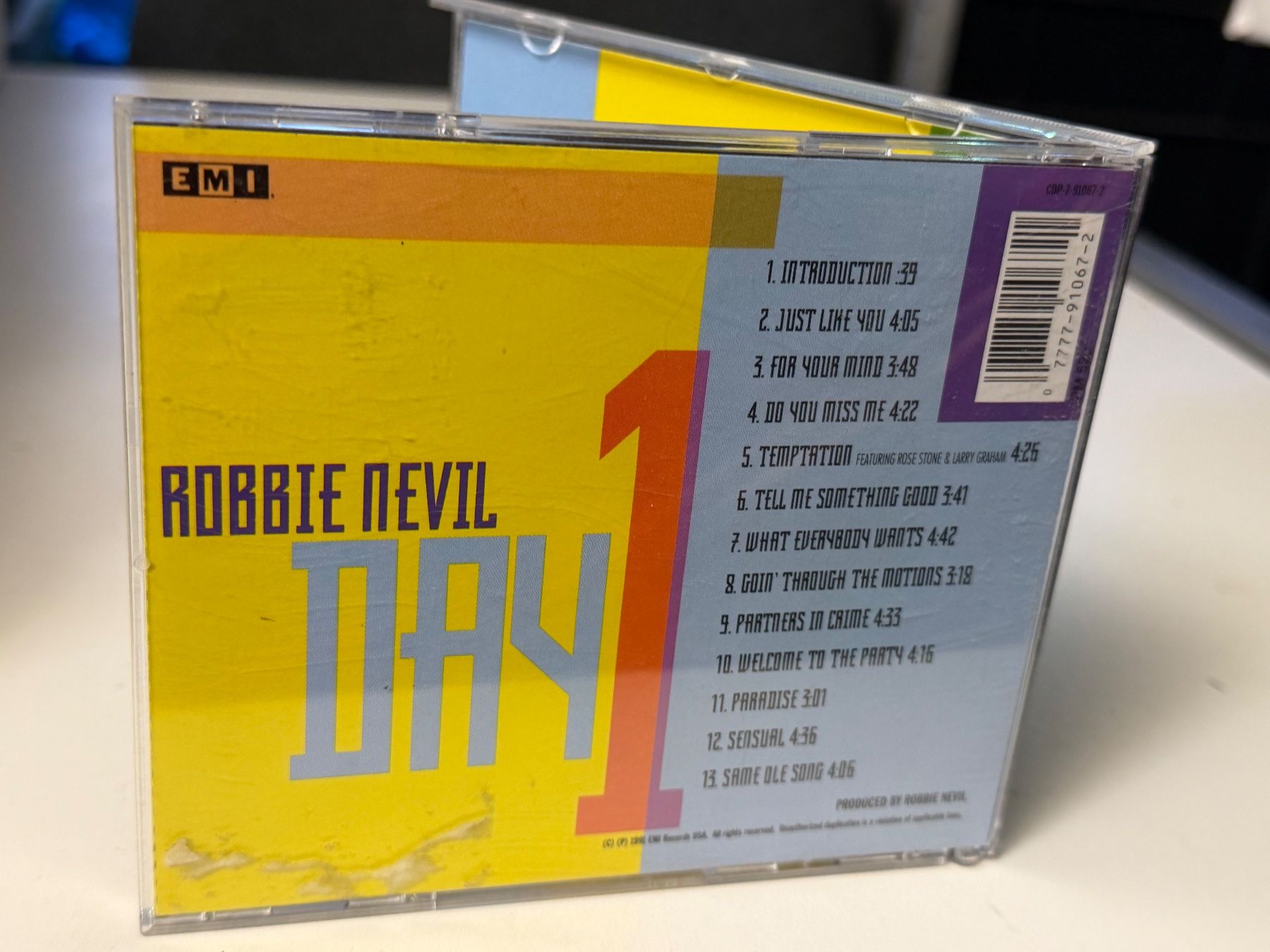 CD: Robbie Nevil - Day 1 - HD23C – Usato da Küsnacht ZH venduto da Jazztilldawn 1