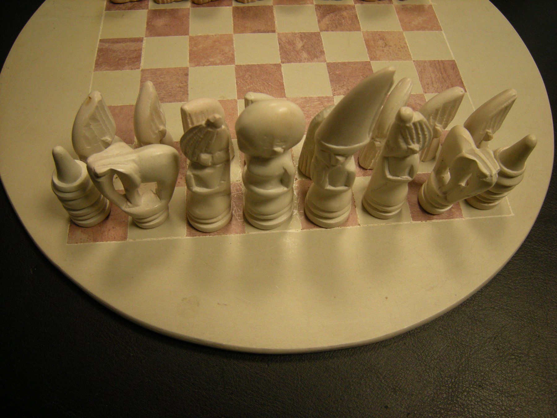 Spiele: Schach Schachspiel Speckstein – Gebraucht aus Holziken von Rupe 5