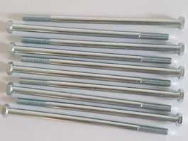 50 Stk. Sechskantschrauben mit Schaft M8x170 mm