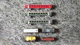 LIMA PERSONEN UND GÜTERWAGEN SPUR N