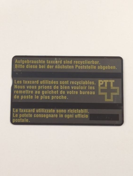 Cartes de téléphone: Carte téléphonique PTT / taxcard – D'occasion à Chavannes-Renens par the_glu 1