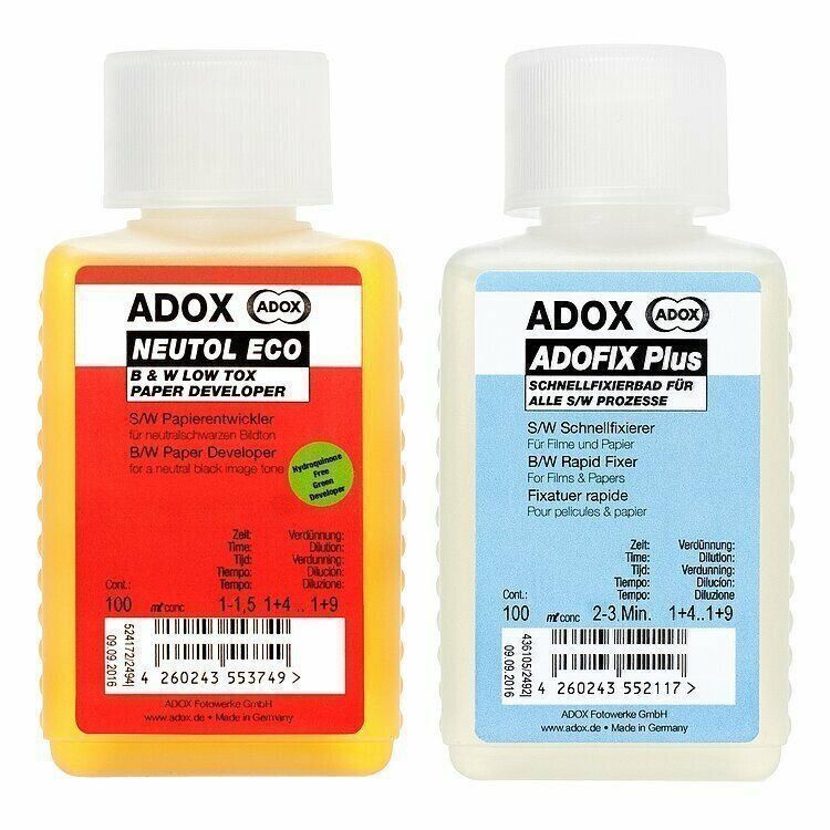 Laboratorio & Camera oscura: ADOX NEUTOL ECO  ADOFIX Plus Express Kit – Nuovo e nell'imballaggio originale da Halden venduto da TopFoto