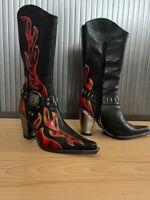 New Rock Flame Western Boots, Grösse 37