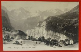 Wengen 1909 - Stabstempel Wengernalp