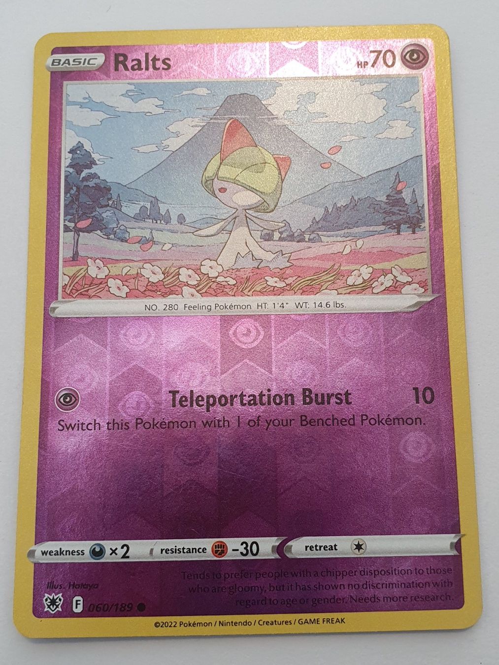 Pokémon Carte collezionabili: Ralts / 2022 Pokémon / Reverse Holo – Usato da Oberdorf BL venduto da BaldenEagle
