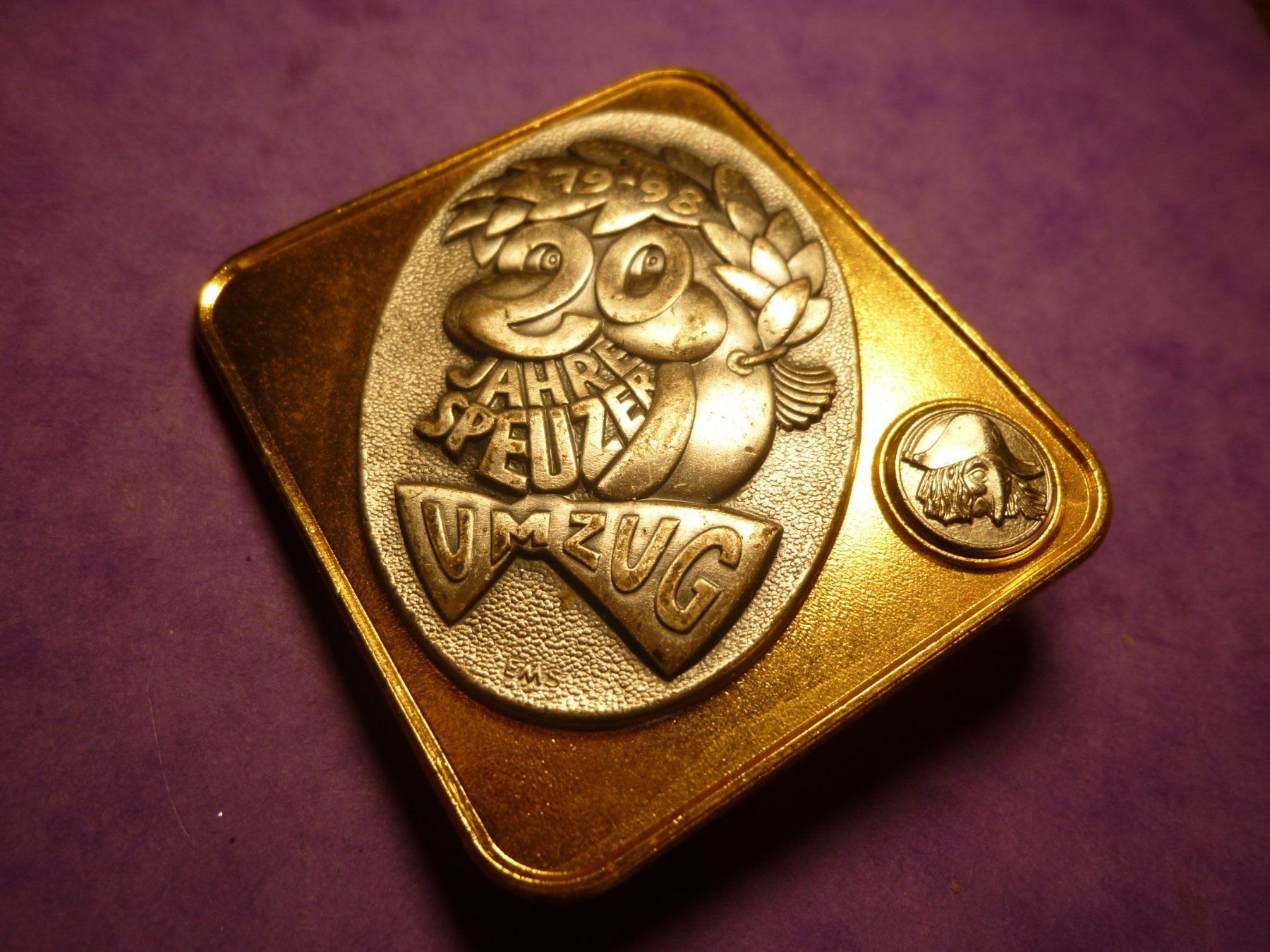 Placchette & Badge: SPEUZ 1998 GOLD – Usato da Ried (Muotathal) venduto da Mandarin02