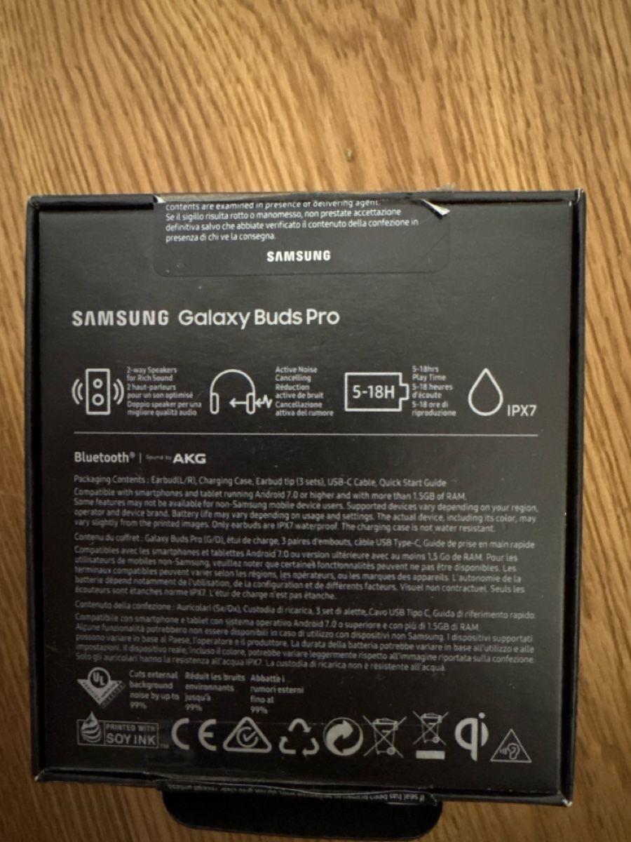 Samsung Cuffie: Samsung Galaxy Buds Pro - Phantom Black – Usato da Herisau venduto da Jumanji-J 4