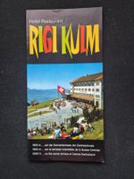 Hotel Rigi Kulm Prospekt guter Zustand 1800 m