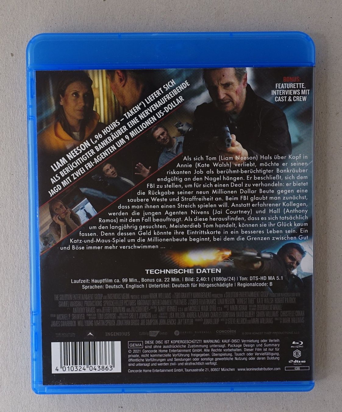 Alle DVDs: Honest Thief – Gebraucht aus Sessa von fraenklishop 1