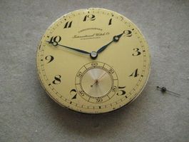 I W C  Chronometer Taschenuhrwerk  Nr; 89625-6