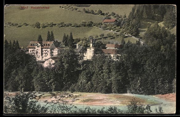 Cartoline postali: AK Heustrichbad, Panorama – Usato da Berlin venduto da bartko-reher