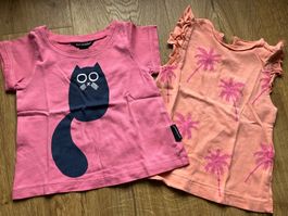 2 Baby Girl Tops 12M 80cm