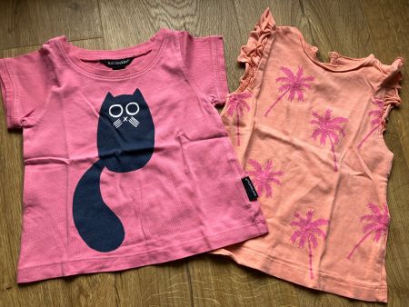 2 Baby Girl Tops 12M 80cm