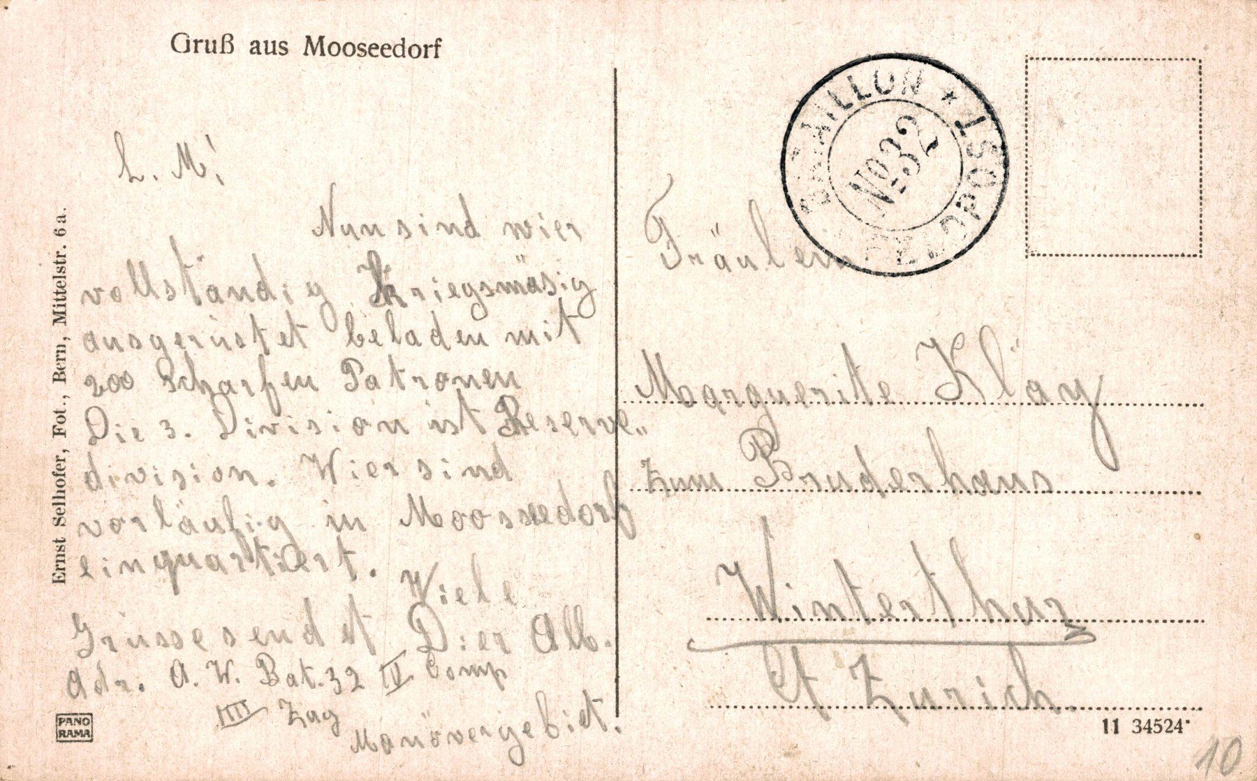 Cartoline postali: Gruss aus Moosseedorf – Usato da Bronschhofen venduto da Astore 1