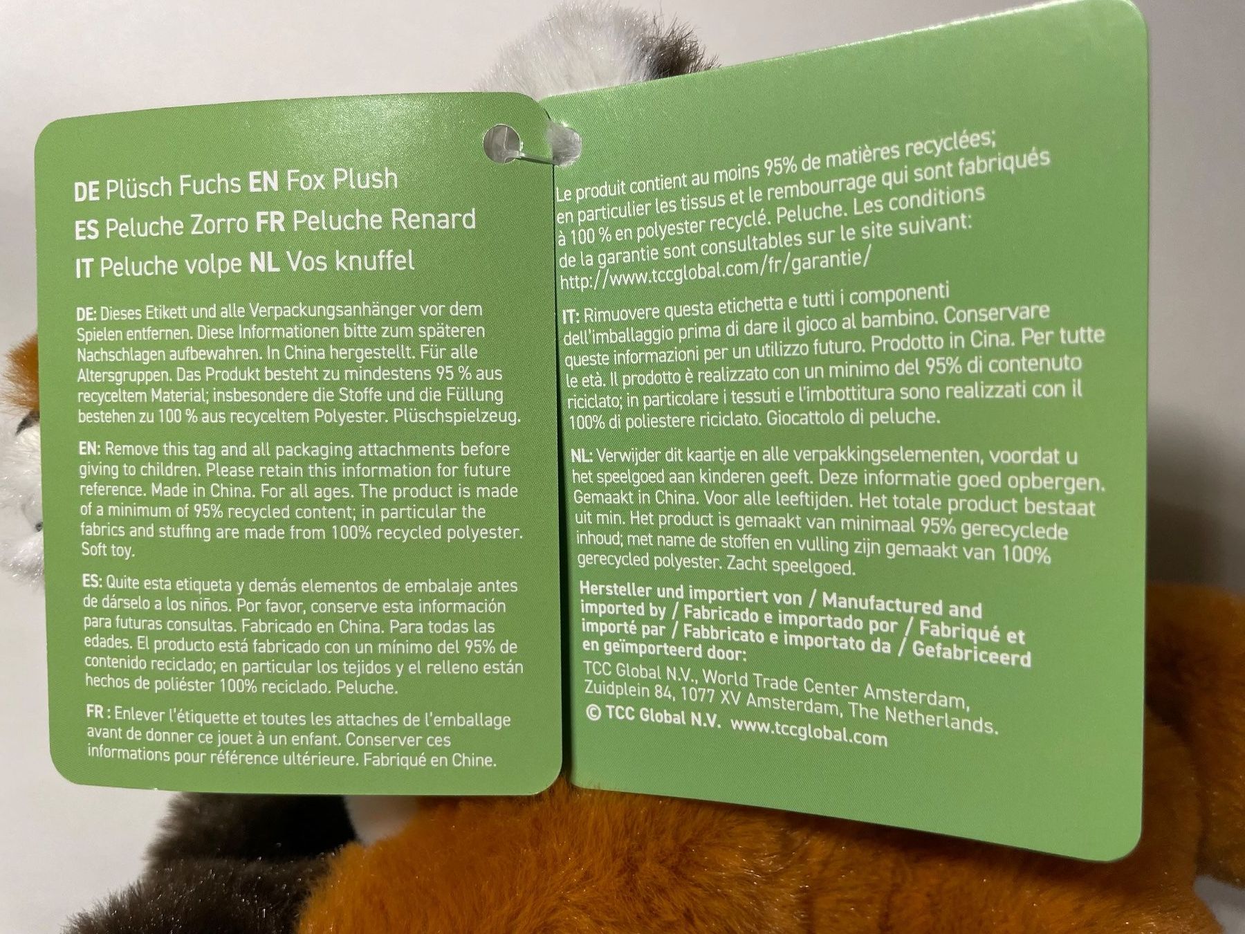 Giocattoli: Neuwertiger Fuchs Stofftier Plüschtier – Nuovo (secondo la descrizione) da Zürich venduto da Joba-Sell 4