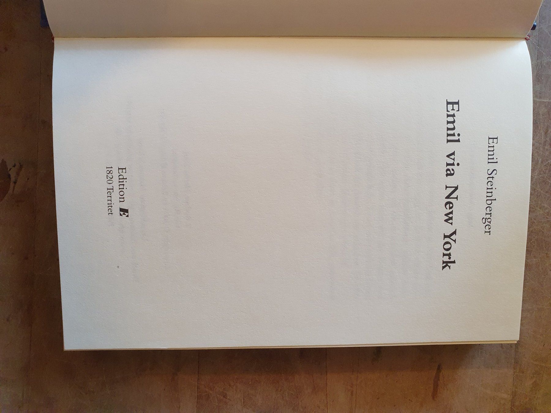 Libri: Emil via New York Emil Steinberger Edition E – Usato da Zürich venduto da loosebone 1