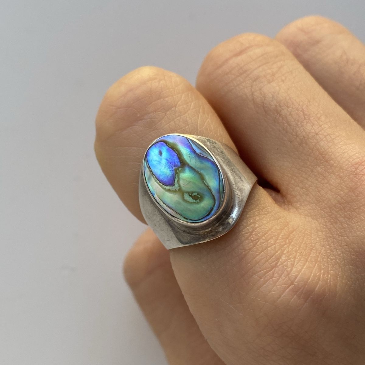 Anelli: Silber 925 Massive Labradorite Ring 49 – Nuovo (secondo la descrizione) da Givisiez venduto da dor_xb9k