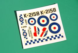 Abziehbilder/Decals Airfix Bristol Bulldog II A, 1/72