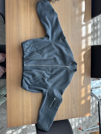 Bomberjacke Zara grau, gefüttert,  guter Zustand