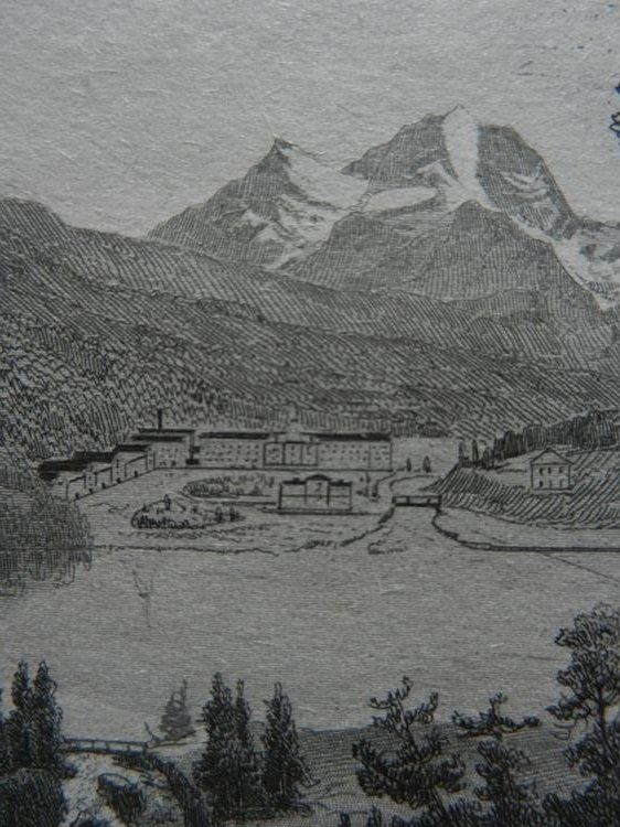 Gravures: St.Moritz Engadin – D'occasion à Risch par Rischli15 9