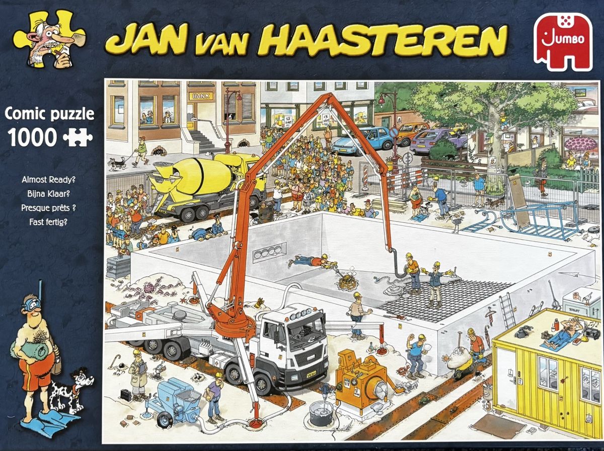 Puzzle: Jan van Haasteren - Fast fertig? – Usato da Rickenbach SZ venduto da Gambit_1