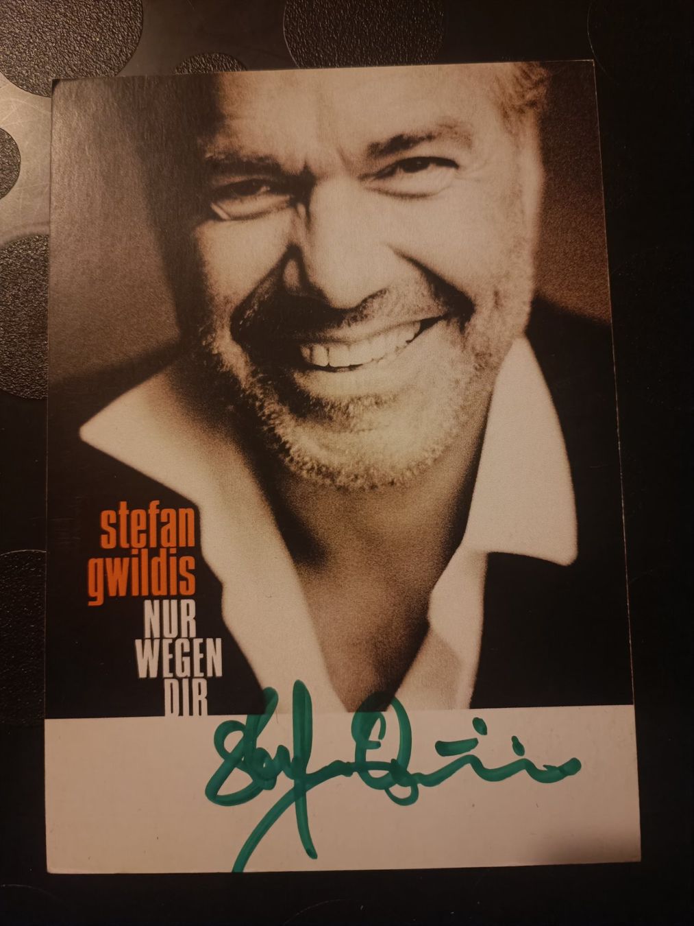 Autografi: Stefan Gwildis - Handsigniert Autogrammkarte – Usato da Menziken venduto da Artographs