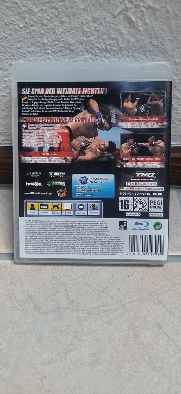 Sony Spiele: PS3 - UFC 2009 Undisputed – Gebraucht aus Münsingen von Heroism2010 1