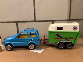 Playmobil Auto mit Pferdeanhänger