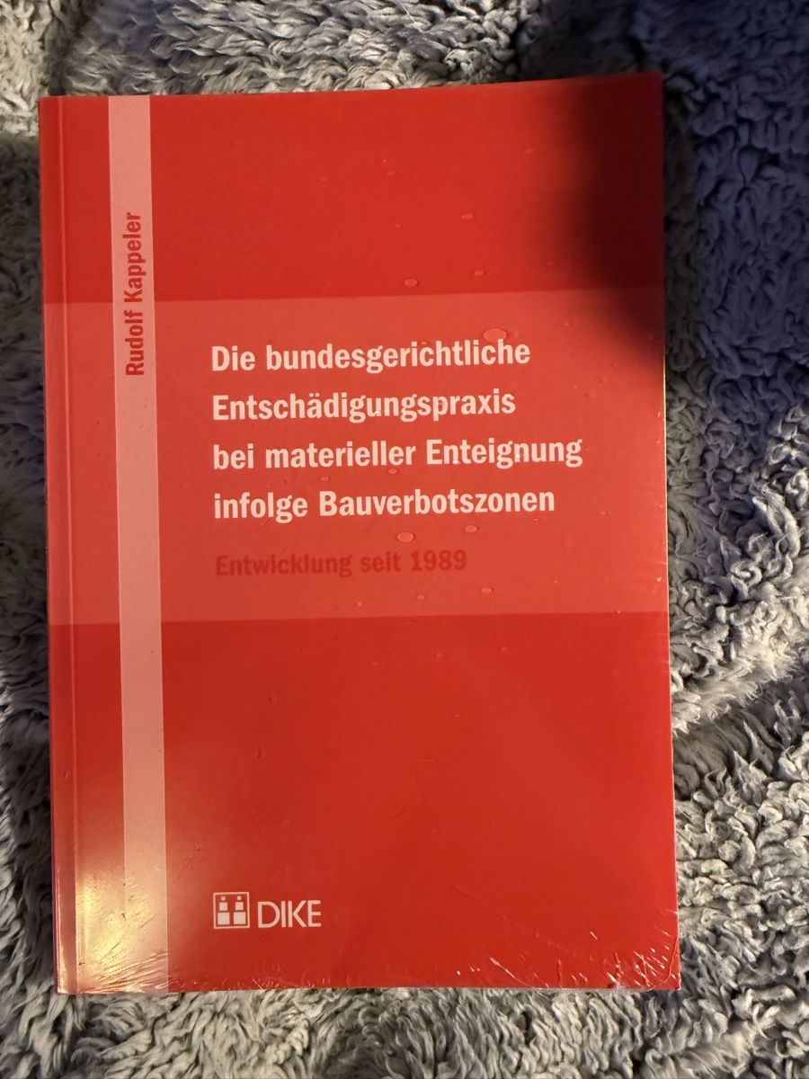 Libri: Die bundesgerichtliche Entschädigungspraxis  – Nuovo e nell'imballaggio originale da Zürich venduto da einalemjena