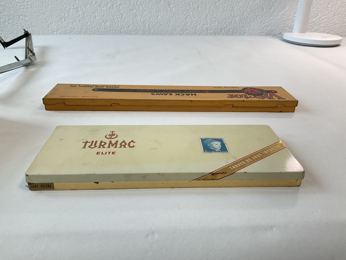 Barattoli: Deux boîtes vintage de collection  – Usato da Malleray venduto da Robot12 3